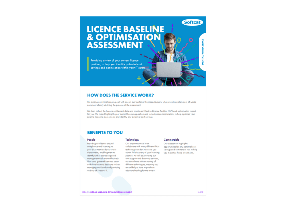 Licence Baseline & Optimisation Assessment 