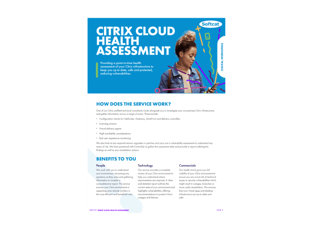 Citrix Cloud Health Assessment 