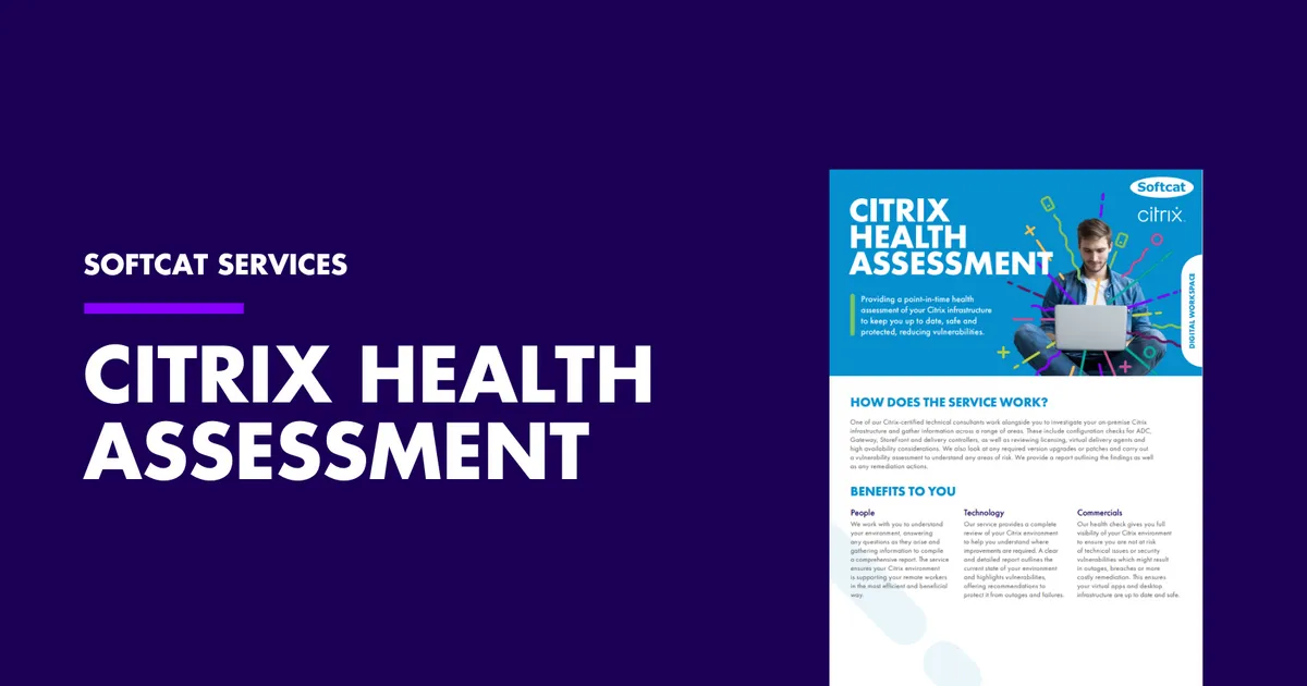 Citrix Health Assessment | Softcat Services