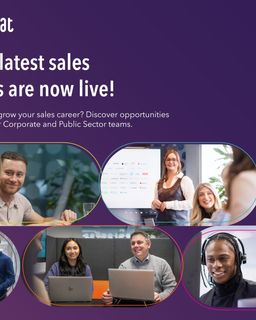 Exciting news! Our Q1 Sales roles are now live. 🌟

Whether you're looking to take the next step in your sales career or bring your experience to a new challenge, we have exciting opportunities across our offices in both our Corporate and Public Sector te