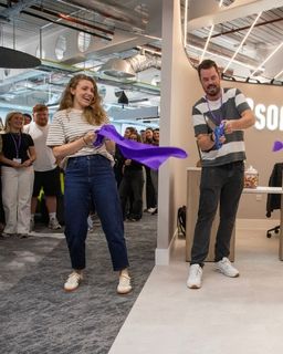 We’ve officially moved into our new home in Glasgow! 💜🏢

The move to Cadworks, one of Scotland’s most innovative and sustainable office developments, is another example of our continued growth and focus on expansion.

Our new office features:

🎨 A mura
