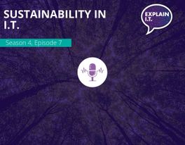 Sustainability in IT podcast banner