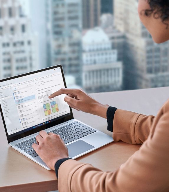 Surface working at desk image