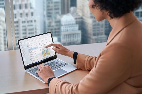 Surface working at desk image