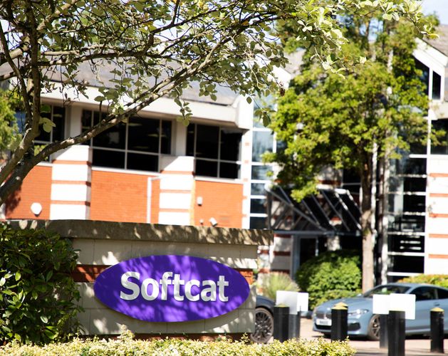 Softcat sign building in background 1258x1000