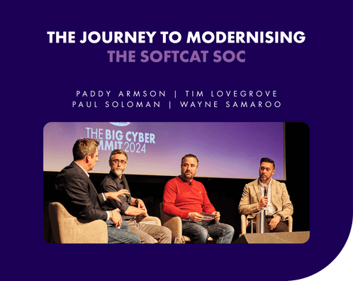 The Journey to modernising the softcat soc