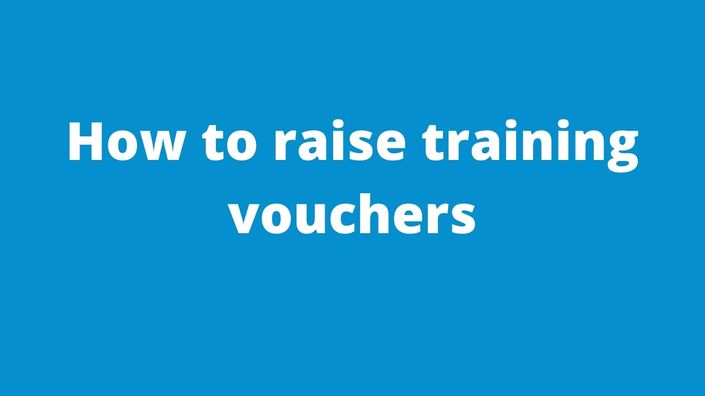 How to raise training vouchers
