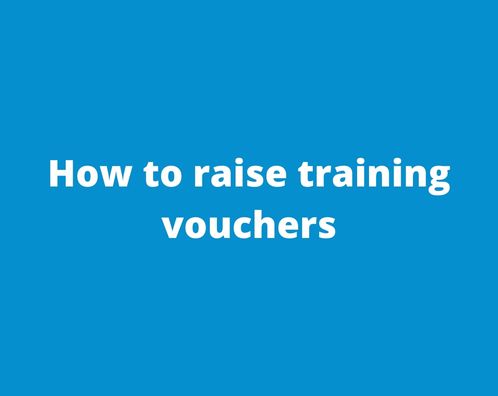 How to raise training vouchers